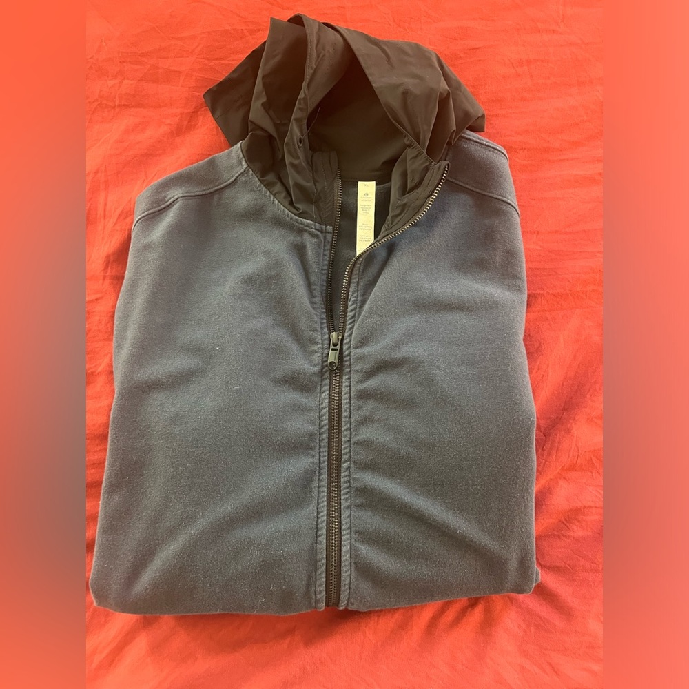 Lulu 2tone warm sweater jacket